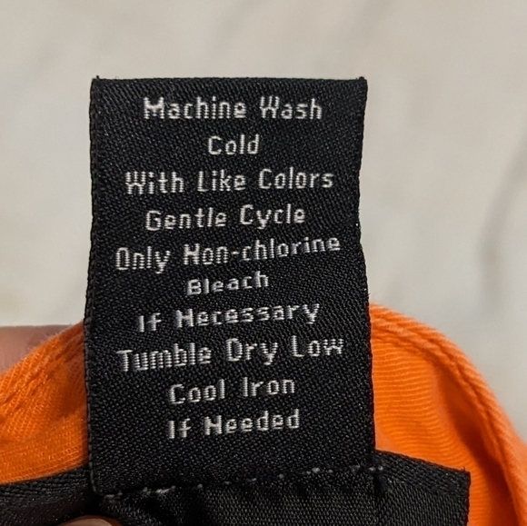 Bay Studio petite fun orange long shorts size 14 P - Picture 4 of 6